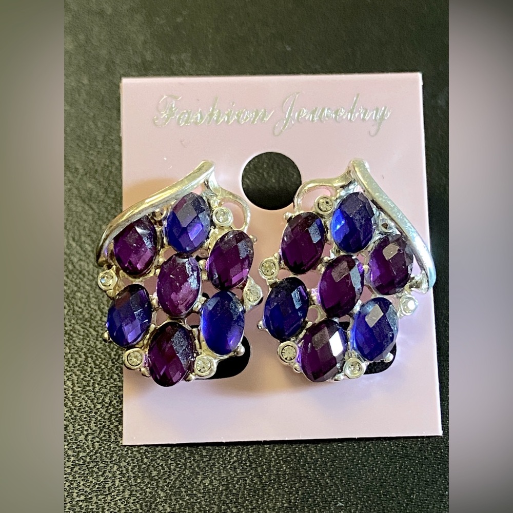 “Grape” jewel earrings